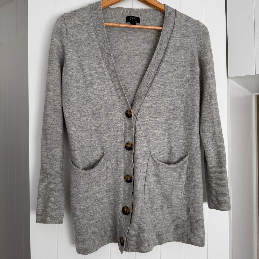 EUC 100% Cashmere J Crew Cardigan With Pockets